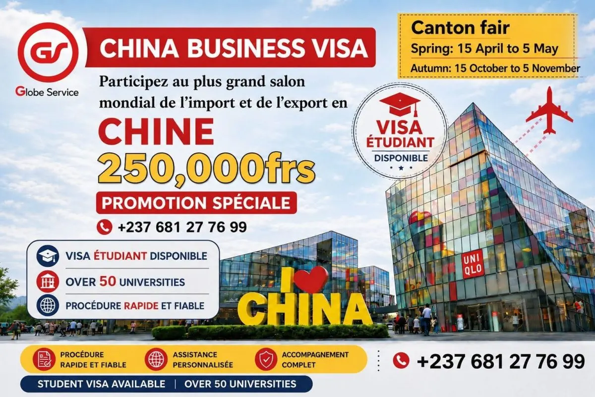 Visa Business Chine — Promotion spéciale Foire de Canton
